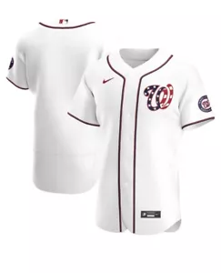 NEW Nike Washington Nationals Authentic Jersey Mens Sz 56 NWOT $455 MLB Stiched - Picture 1 of 4