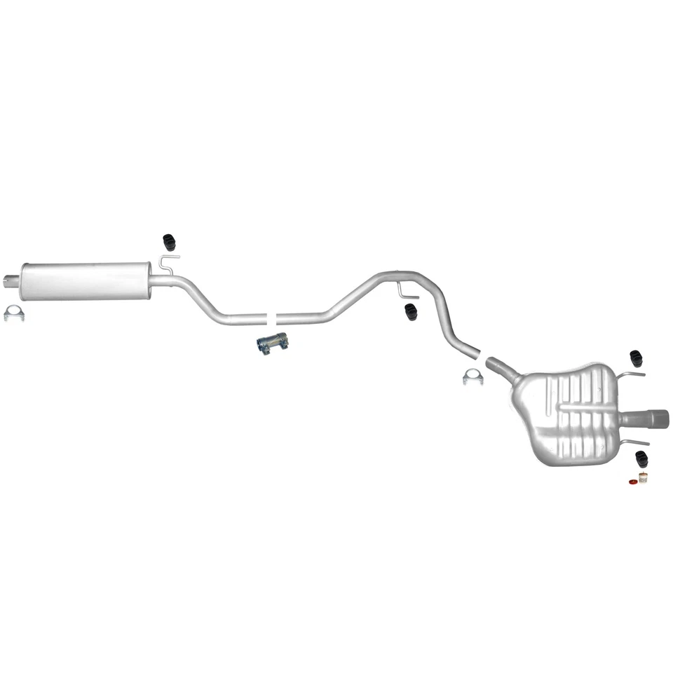 pour Opel Vectra C 1,6 1,8 Gts Auspuff komplette Auspuffanlage Kit neu Chrom a* - Photo 1/1