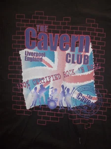 THE CAVERN CLUB ORIGINAL USED LIVERPOOL, ENGLAND ADULT T-SHIRT SIZE XL IN VGT - Picture 1 of 4