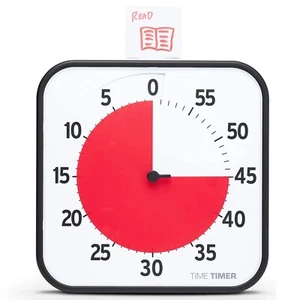TIME TIMER 12 inch Visual Timer 60 Minute Kids Desk Countdown Clock with Dry ... - Picture 1 of 6