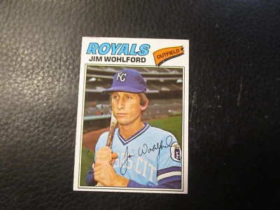 1977  TOPPS#622 JIM WOHLFORD  ROYALS    NM+ - Image 1 of 2