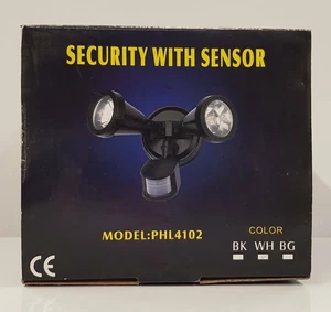 2 x 100W Flood Spot Light with Motion Sensor - Picture 1 of 2