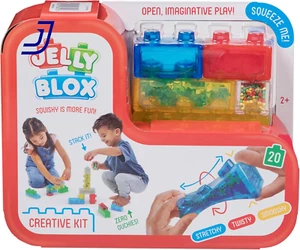 Jelly Blox Creative Kit Includes 20 Blocks Toddler & Preschool Building Play Toy - Picture 1 of 12