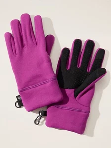 Athleta Girl Microfleece Gloves - Berry - Size Medium/Large - Picture 1 of 1