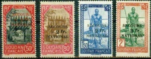 FRENCH SUDAN -1941 – NATIONAL RELIEF– VF**&VF* - Foto 1 di 1