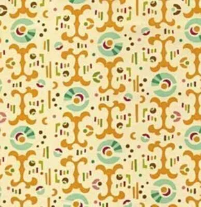 Heather Bailey- Freshcut Collection- Lollipop Garden in Turquoise & Gold  (FTQ) - Picture 1 of 1