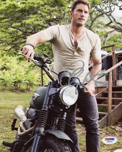 Chris Pratt Signed PSA/DNA  Autographed 8X10 Jurassic World Park Photo Auto - Picture 1 of 3