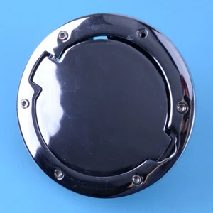 Chrome Fuel Filler Door Cover Gas Tank Cap Fits For Jeep Wrangler JK 2007-2017 - Bild 1 von 4