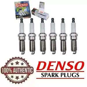 DENSO "PLATINUM" TT Spark Plugs Set of 6 for 2002-2009 GMC Envoy 3.6L V6 - Picture 1 of 2