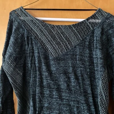 Suéter Verde Ligero Brillante y Fade Talla S Foto 1 de 4