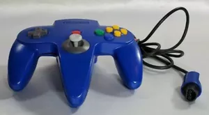 Official Nintendo 64 Controller Blue N64 NUS-005 Tested as Working - Picture 1 of 5