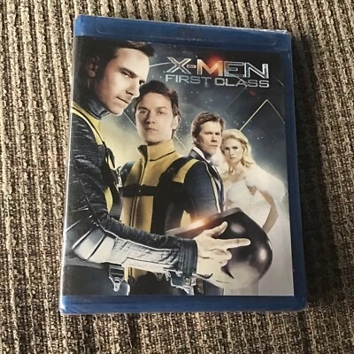 X-MEN FIRST CLASS 2011 BLU-RAY BRAND NEW 20th CENTURY PRINT MICHAEL FASSBENDER Foto 1 de 4