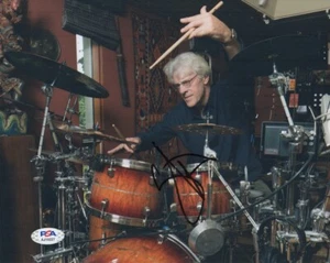 STEWART COPELAND AWESOME DRUMMER 'THE POLICE' SIGNED TERRIFIC PHOTO PSA - Bild 1 von 3