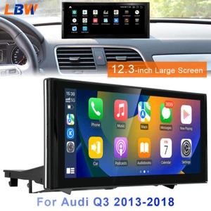 12.3'' Android Car GPS For Audi Q3 2013-2018 4G+64G Radio Media Wireless Carplay - Picture 1 of 10