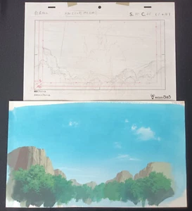 Naruto: Shippuden Jiraiya Layout Cellulo Matching Background Cel [cletius] - Imagen 1 de 16