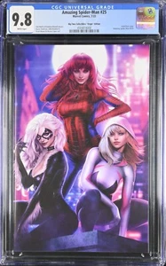 AMAZING SPIDER-MAN #25 CGC 9.8 2023 Gwen MJ Black Cat Big Time Virgin Variant - Bild 1 von 2