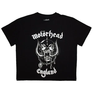 Motorhead England Band Logo Crop Top - Picture 1 of 3