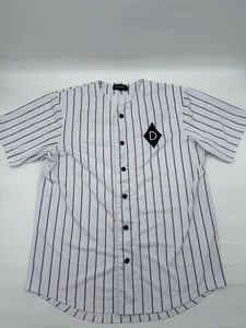 Diamond Supply Baseball-Trikot Diamant weiß Streifen Logo bestickt Herren L - Bild 1 von 8