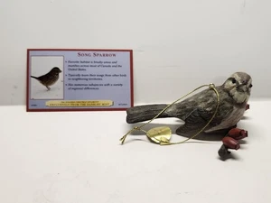 Danbury Como Nuevo Pájaro Cantor Gorrión Adorno de Navidad Colección Pájaro Cantor - Imagen 1 de 1