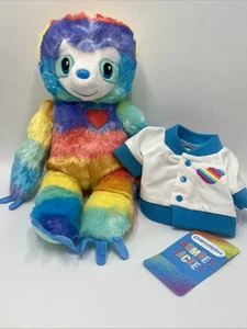 Build A Bear Cubscription Box Rainbow Sloth 13 Inch 2021 Plush With Jacket BAB - Picture 1 of 12