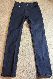 Levis 511 Jeans Herren 29x32 Schwarz Straight Leg Mid Rise Preppy - Bild 1 von 10