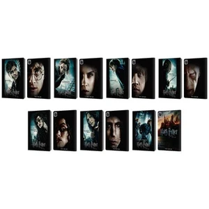 OFFICIAL HARRY POTTER DEATHLY HALLOWS VII LEATHER BOOK CASE FOR APPLE iPAD - Picture 1 of 13
