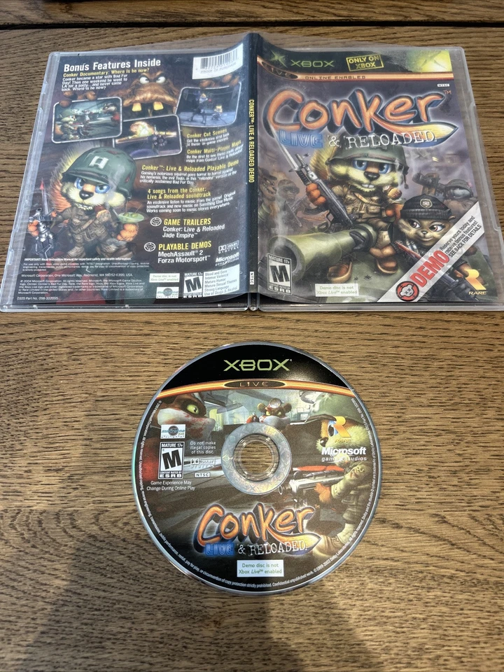 Conker Live & Reloaded Demo Disc Xbox CC19M - Image 1 of 1