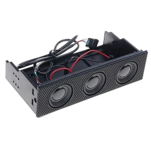 Front Panel Media Dashboard PC Speaker Stereo Surround Computer for Case Built i - Bild 1 von 9