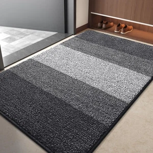 Indoor Outdoor Door Mat, 40x32 Non-Slip Absorbent Dirt Trapper, Low-Profile W... - Foto 1 di 6