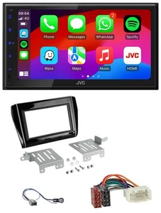 JVC Bluetooth 2DIN MP3 DAB USB Autoradio für Suzuki Swift ab 17 schwarz glänzend - Bild 1 von 10