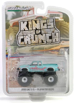 Greenlight Playin for Keeps 1990 GMC S-15 Kings of Crunch 49140 1:64 Foto 1 de 2