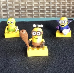 Set Of 3 Miniature Minions Figures From Despicable Me - Picture 1 of 9
