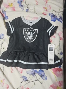 NFL team apparel Raiders 3-6 month Infant girl baby dress - Picture 1 of 5