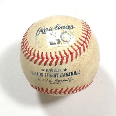 2024 Pittsburgh Pirates at Colorado Rockies Game-Used Baseball Oneil Cruz COA - Image 1 of 3