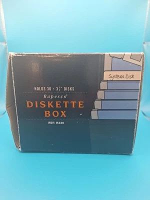 Rapesco Diskette Box Holds 30 3.5inch Floppy Discs - Image 1 of 4