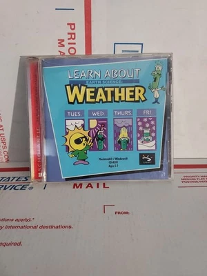 Learn About Earth Science Weather PC MAC CD-ROM 2000 Sunburst No Keycode - #13 - Image 1 of 2