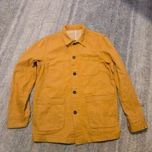 Abrigo Chaqueta Epaulet Los Angeles Denim Tareas Para Hombres 40 Amarillo Ropa de Trabajo Ropa de Calle - Imagen 1 de 6