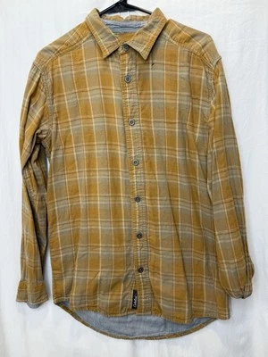 Cabelas Shirt Mens M Reg Yellow White Plaid Casual Outdoors Long Sleeve - Image 1 of 3