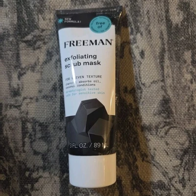 FREEMAN Exfoliante Exfoliante MASCARILLA FACIAL ~ 3 fl. oz / 89 ml ~ Vegano ¡Envío Rápido! Foto 1 de 2