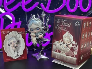 Skullpanda The Feast Begins 'Silver Fork' Confirmed Figure, Open Box, Card, NEW - Bild 1 von 8