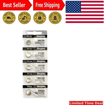 Paquete confiable de 5 baterías de reloj de óxido de plata de 1,55 V - Ideal para dispositivos pequeños Foto 1 de 2