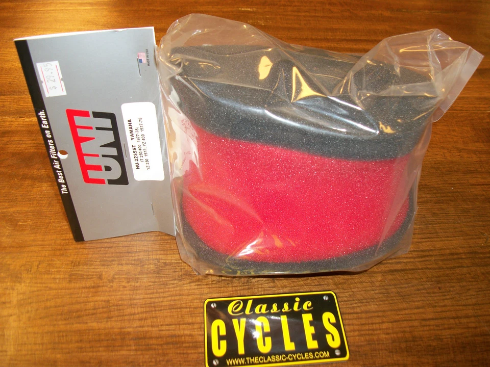 Filtro de aire Yamaha IT 250 / IT 400 YZ 250 YZ400 UNI NU-2235 ST AHRMA MX  Foto 1 de 4