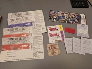 2017 Indianapolis Indy 500 Ticket Stub Alexander Rossi Takuma Sato Creased WITH - Picture 1 of 4