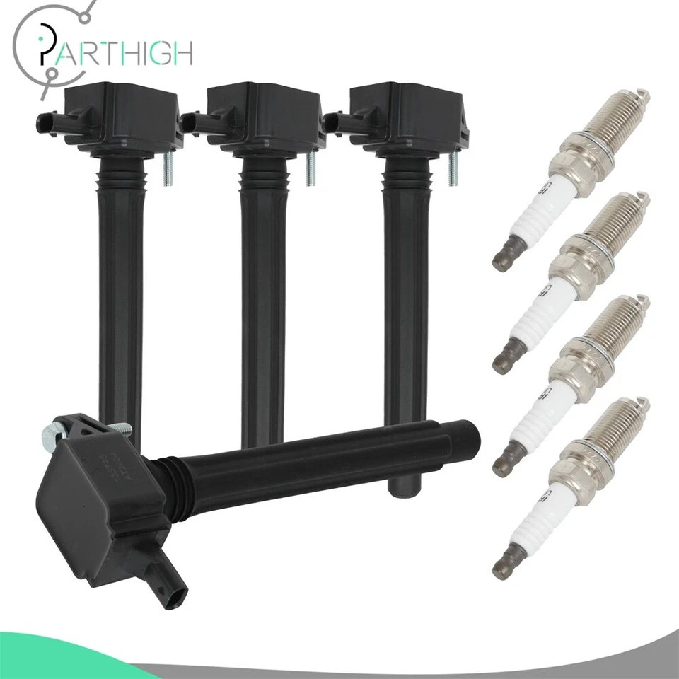 4 Ignition Coils + 4 Spark Plugs For Ram ProMaster City 2.4L 2015-2022 UF751 - Image 1 of 4