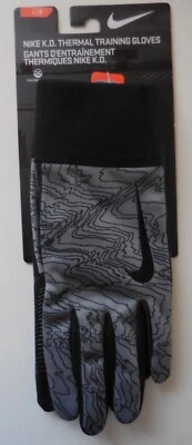 Nike K.O. Thermal Training Printed Gloves Men Cool Grey/Black/Black Large - Image 1 of 4