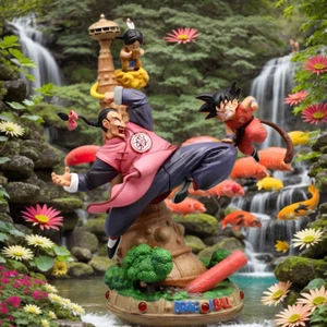 Dragon Ball Z 27,5cm Tao Pai Pai vs. Son Goku Actionfigur - Anime Sammlung - Bild 1 von 6