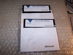Vintage Microsoft Mouse Setup and Mouse Menus Disks - Picture 1 of 1