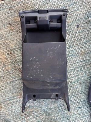 04-08 MAZDA RX8 RX-8 consola central trasera conjunto de almacenamiento negro OEM Foto 1 de 2