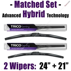 Juego emparejado de 2 limpiaparabrisas híbridos 24""+21"" cuchillas limpiaparabrisas Trico - 32-240 32-210 - Imagen 1 de 1