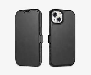 tech21 Evo Wallet for iPhone 13 – Phone Case with Space for Two Bank Cards Black - Picture 1 of 7